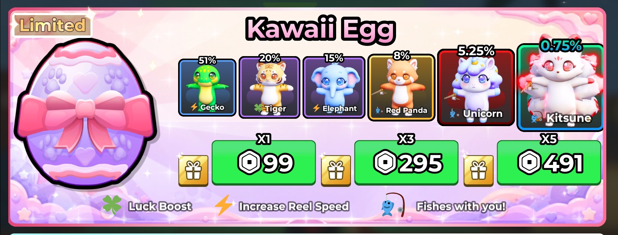 1x Kawaii Egg